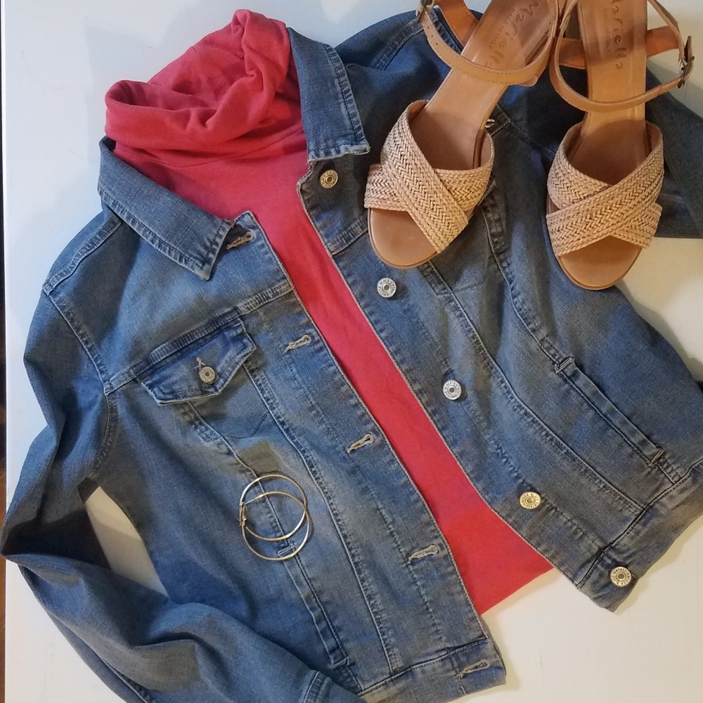 NWT Philosophy Coral Short Sleeve TurtleNeck Shirt